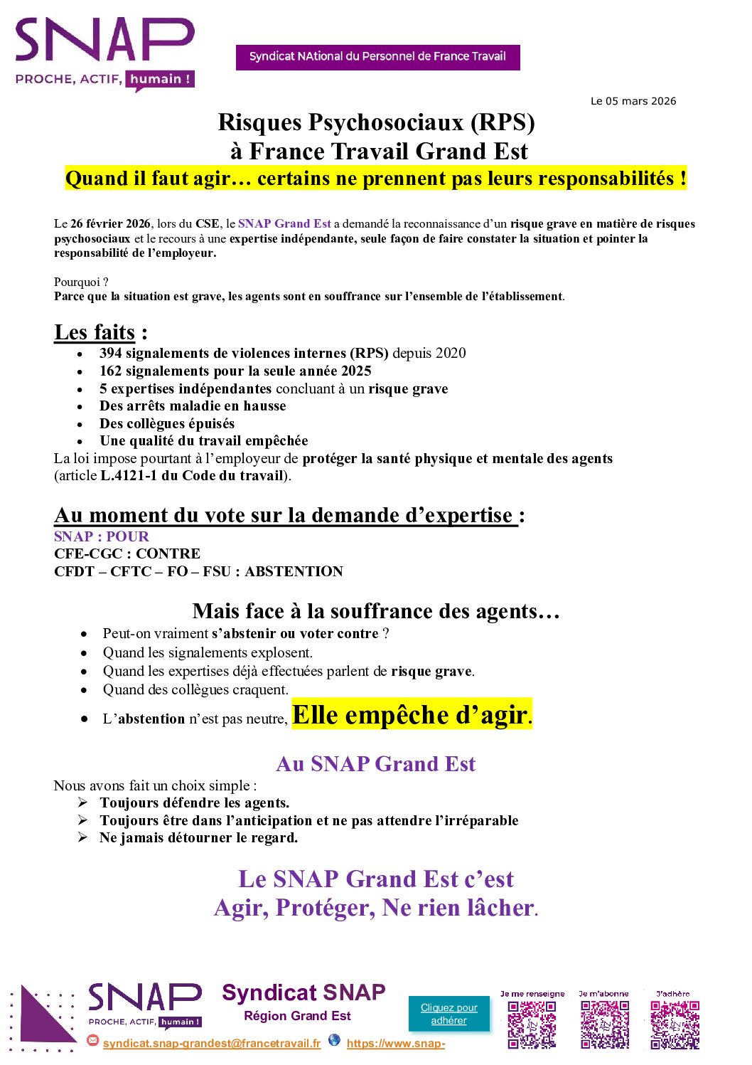 SNAP GE - RPS 050326