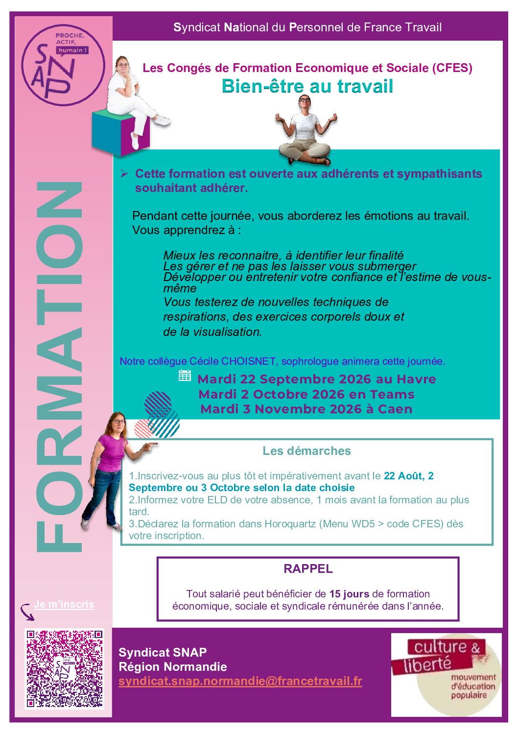 CFES - bien-être 2026 normandie