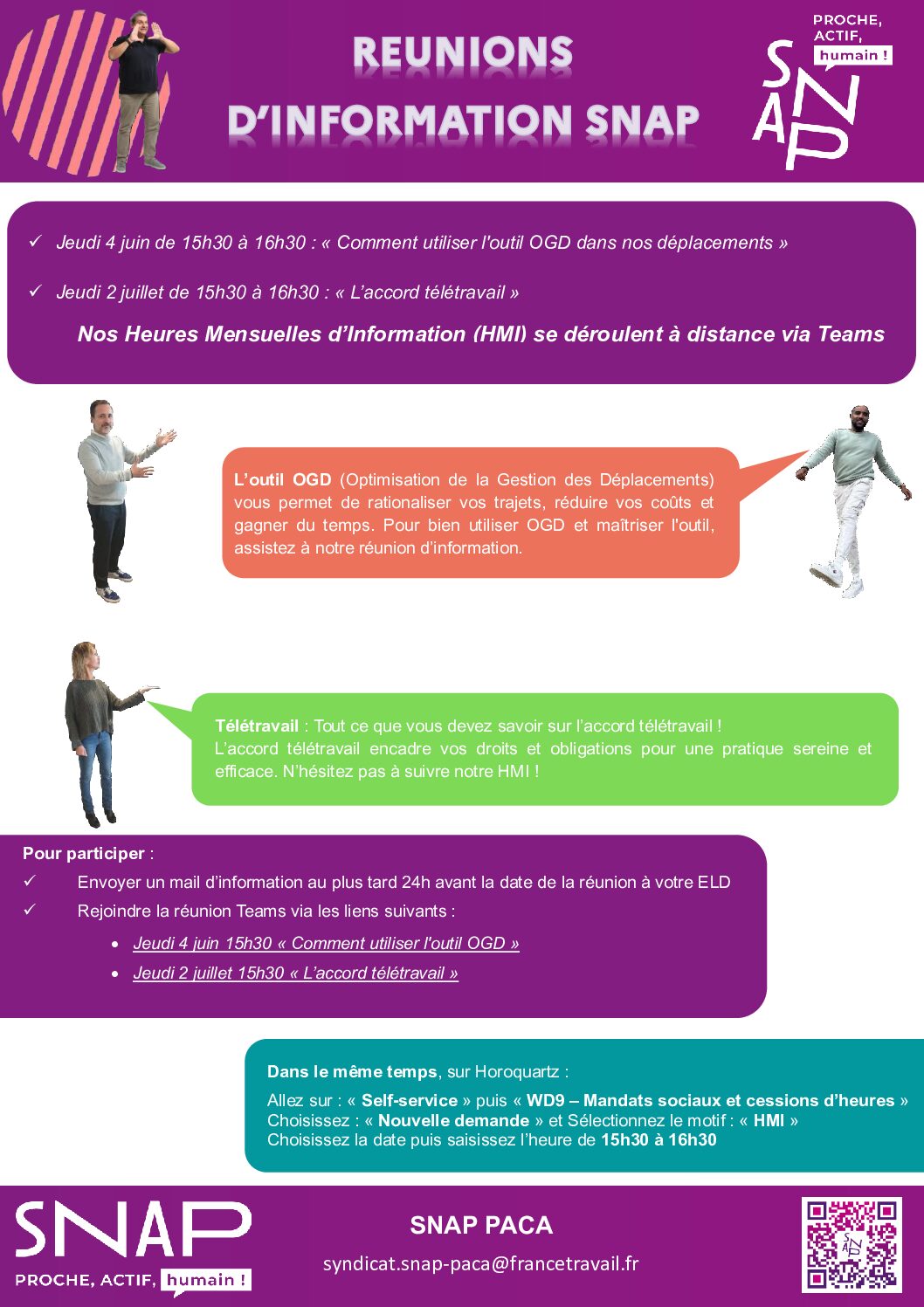 Calendrier HMI 2026