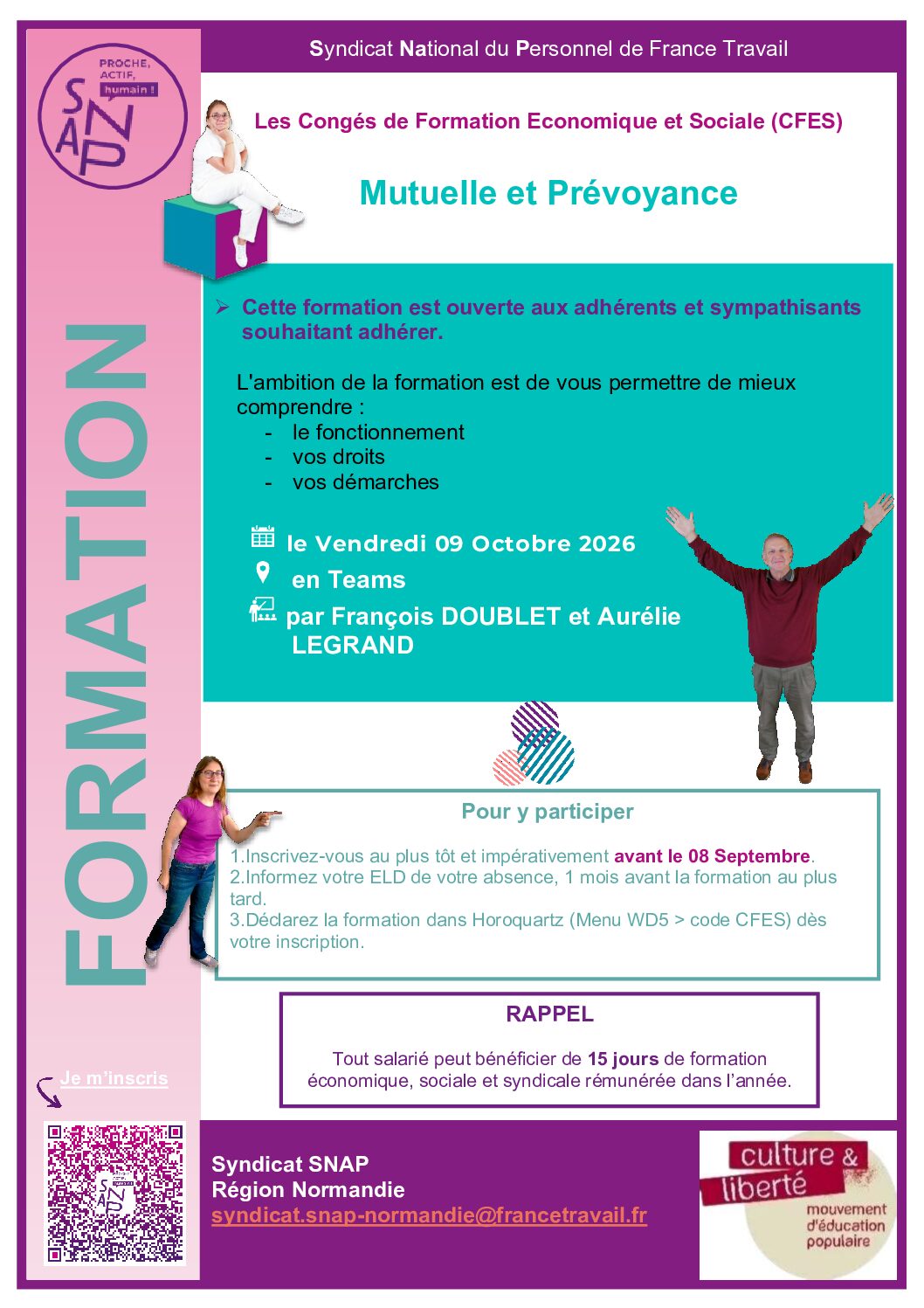 CFES - Mutuelle - 09 oct 2026 normandie Equipe du SNAP