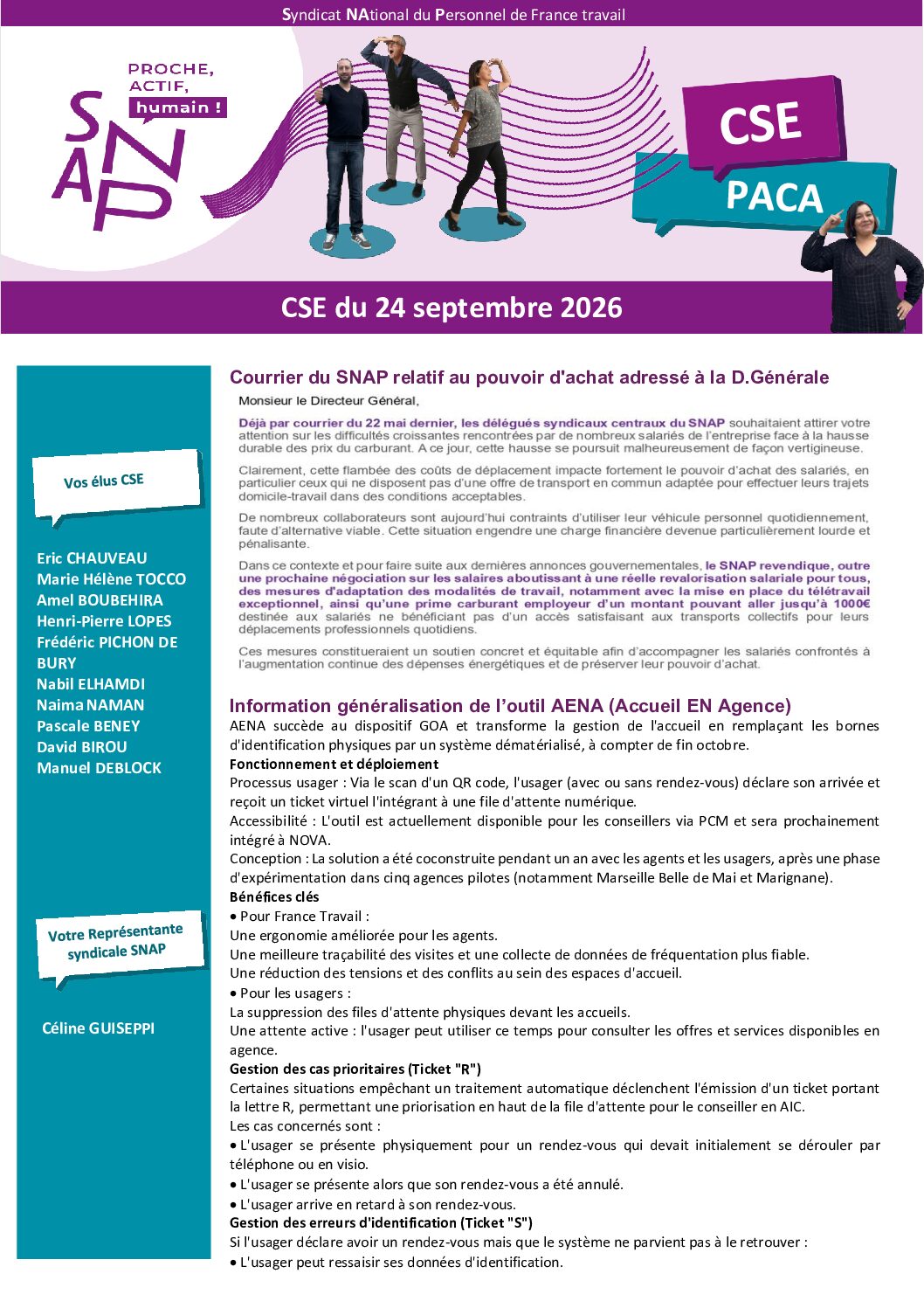 Flash CSE PACA - 24 Septembre 2026